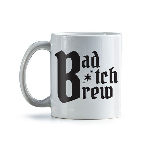 Bad B*tch Brew Coffee Mug | Ceramic Coffee Mug for Mom | Birthday, Baby Shower, Mother's Day Gift for Moms | Dishwasher Safe Mug