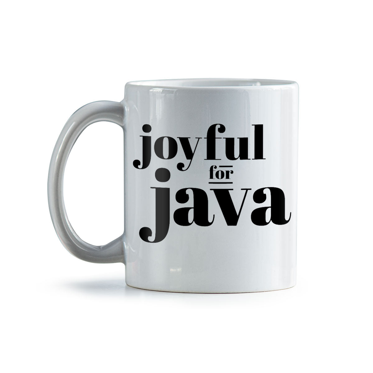 Joyful For Java Coffee Mug | Ceramic Coffee Mug for Mom | Birthday, Baby Shower, Mother's Day Gift for Moms | Dishwasher Safe Mug